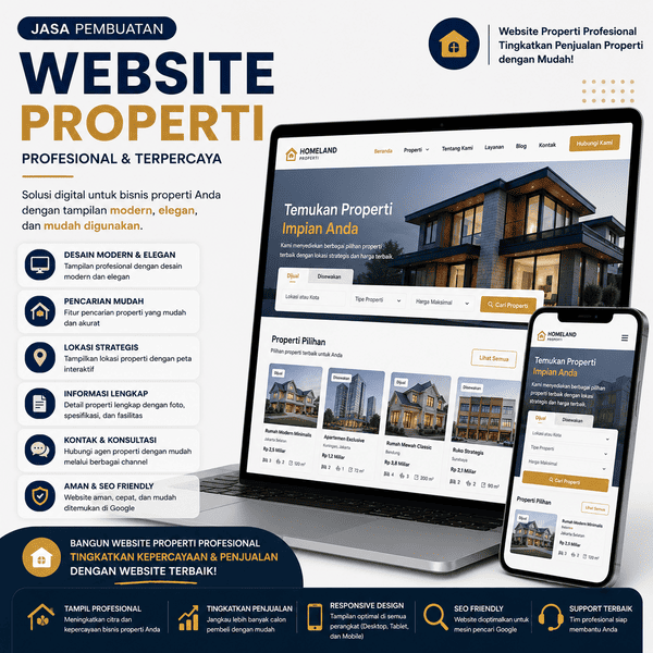 jasa pembuatan website properti