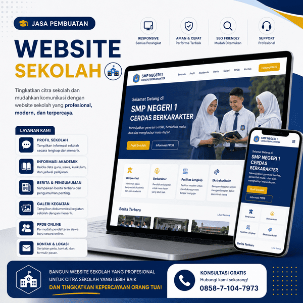 jasa pembuatan website sekolah