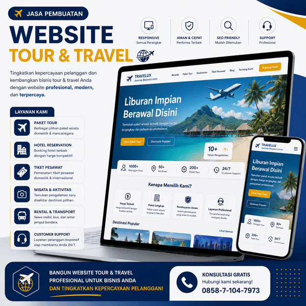 jaasa pembuatan website tour travel