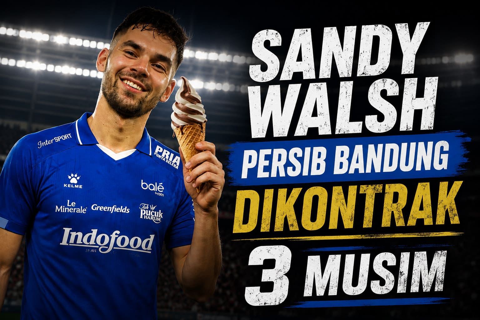 Sandy Walsh Resmi Gabung Persib Bandung, Kontrak 3 Musim