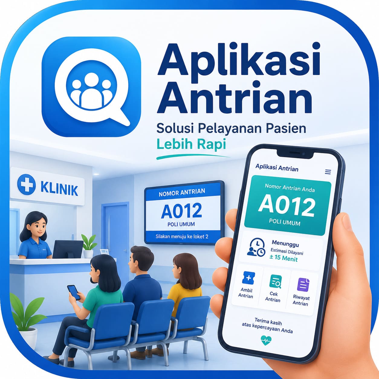 Aplikasi Antrian untuk Klinik Lebih Rapi